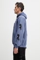 by Parra Non grand cafe bluza z kapturem męska z bawełną 55231 niebieski SS26