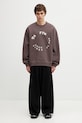 By Parra Gasoline bluza z bawełną męska 55236 brązowy
