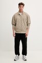 Guess кофта, що розстібається чоловіча OVIDIO Z6GQ07.K2849 бежевий SS26