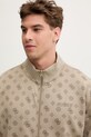 Guess кофта, що розстібається чоловіча OVIDIO бежевий Z6GQ07.K2849