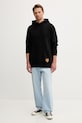 Hurley кофта с капюшоном для мужчин из хлопка MFTEUTT0003 чёрный SS26