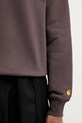 Carhartt WIP Chase Sweat кофта з капюшоном з бавовною чоловіча коричневий I033660.3LNXX