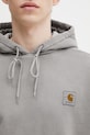 Carhartt WIP Hooded Nelson Sweat кофта з капюшоном бавовняна чоловіча сірий I029963.2LRGD