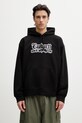 Carhartt WIP Hooded World Tour Sweat bluza oversize męska z bawełny czarny I036156.89XX