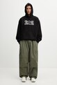 Carhartt WIP Hooded World Tour Sweat bluza oversize męska z bawełny I036156.89XX czarny