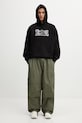 Carhartt WIP Hooded World Tour Sweat bluza oversize męska z bawełny I036156.89XX czarny