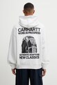 Carhartt WIP Hooded Sean Hamilton Sweat bluza z kapturem bawełniana męska szary I036374.482XX