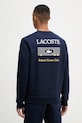 Lacoste mikina pánska bavlnená tmavomodrá SH0372