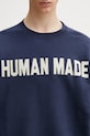 Human Made MENS KNITTED SWEAT SHIRT кофта из хлопка для мужчин тёмно-синий HM31CS004
