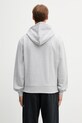 Odzież Gramicci OVAL PATCH ZIP HOODED SWEATSHIRT bluza rozpinana z kapturem bawełniana męska G6SU.J120. szary