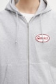 Gramicci OVAL PATCH ZIP HOODED SWEATSHIRT bluza rozpinana z kapturem bawełniana męska szary G6SU.J120.