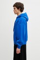 Ader Error hanorac cu fermoar și glugă din bumbac de damă BO42FYHD0402BL albastru SS26