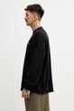 Undercover longsleeve męski z bawełną UP1F4807 czarny SS26