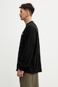 Undercover longsleeve męski z bawełną UP1F4807 czarny SS26