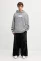 MM6 Maison Margiela кофта з капюшоном чоловіча бавовняна SH2GU0034.S25337 сірий