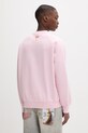 Odzież Barrow bluza bawełniana S6BWUASW020 różowy