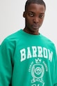 Barrow bluza bawełniana zielony S6BWUASW020