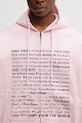 Vetements Fuck Everything bluza z kapturem bawełniana różowy ME76ZU209PX