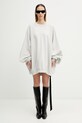 Rick Owens DRKSHDW Hun bluza bawełniana damska DS01F4242.FP szary