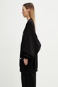 Rick Owens DRKSHDW Hun bluza bawełniana damska DS01F4242.RIGP7P czarny SS26