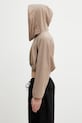 Oblečenie Bavlnená mikina Rick Owens DRKSHDW DS01F4218.RN béžová