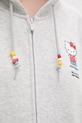 Converse bluza rozpinana bawełniana x HELLO KITTY CVM5H504 szary