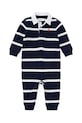 Βρεφική βαμβακερή ρόμπα Polo Ralph Lauren σκούρο μπλε 320512760007