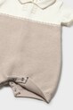 Chłopiec Mayoral Newborn rampers bawełniany niemowlęcy 1603.1B.Newborn.PPY2 beżowy