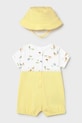 Mayoral Newborn rampers niemowlęcy 1607.1D.Newborn.PPY2 żółty SS26