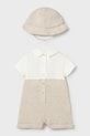 Mayoral Newborn rampers niemowlęcy 1651.1L.Newborn.PPY2 beżowy SS26