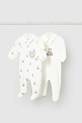 Mayoral Newborn śpioszki niemowlęce 2-pack 2-pack beżowy 1716.1B.Newborn.PPY2