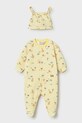 Mayoral Newborn śpioszki niemowlęce żółty 1718.1E.Newborn.PPY2