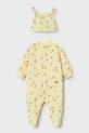 Mayoral Newborn śpioszki niemowlęce żółty 1718.1E.Newborn.PPY2