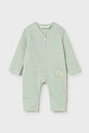 Mayoral Newborn pajacyk niemowlęcy bawełniany zielony 1722.1H.Newborn.PPY2