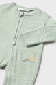Chłopiec Mayoral Newborn pajacyk niemowlęcy bawełniany 1722.1H.Newborn.PPY2 zielony