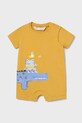 Βρεφικά φορμάκια Mayoral Newborn 3-pack 1724.1Q.Newborn.PPY2 κίτρινο SS26