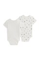 Polo Ralph Lauren body per neonati con cottone 320B14078001 bianco SS26