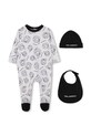 Pamučni kombinezoni za bebe Karl Lagerfeld bijela Z31053