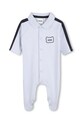 BOSS rampers niemowlęcy bawełniany niebieski J53041