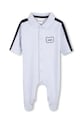 BOSS rampers niemowlęcy bawełniany niebieski J53041