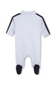 BOSS rampers niemowlęcy bawełniany J53041 niebieski SS26