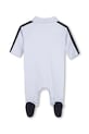 BOSS rampers niemowlęcy bawełniany J53041 niebieski SS26