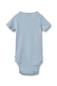 Wheat body bawełniane niemowlęce 9124.102.GOTS niebieski SS26
