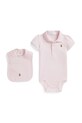 Polo Ralph Lauren body bawełniane niemowlęce różowy 320981613001