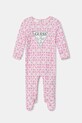Guess pajacyk niemowlęcy bawełniany Produkt niemowlęcy różowy S6RG00.KA6W4.PPY2