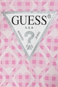 Dziewczynka Guess pajacyk niemowlęcy bawełniany S6RG00.KA6W4.PPY2 różowy