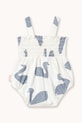 Tinycottons body bawełniane niemowlęce BIG SWANS KNITTED BODY SS26.004 biały SS26