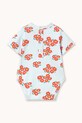 Tinycottons body niemowlęce BLOSSOMS RIB BODY SS26.093 biały SS26
