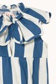 Djevojčice Bodi za bebe Tinycottons LIGHT NAVY STRIPES BODY SS26.227 plava