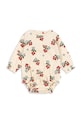 Konges Sløjd body niemowlęce CHLEO ROMPER GOTS Produkt niemowlęcy beżowy KS104731.PPY2